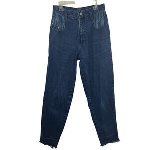 Authentic‎ STEEL Women's Vintage Striped High Waist Jeans - Denim Size 9 - USA